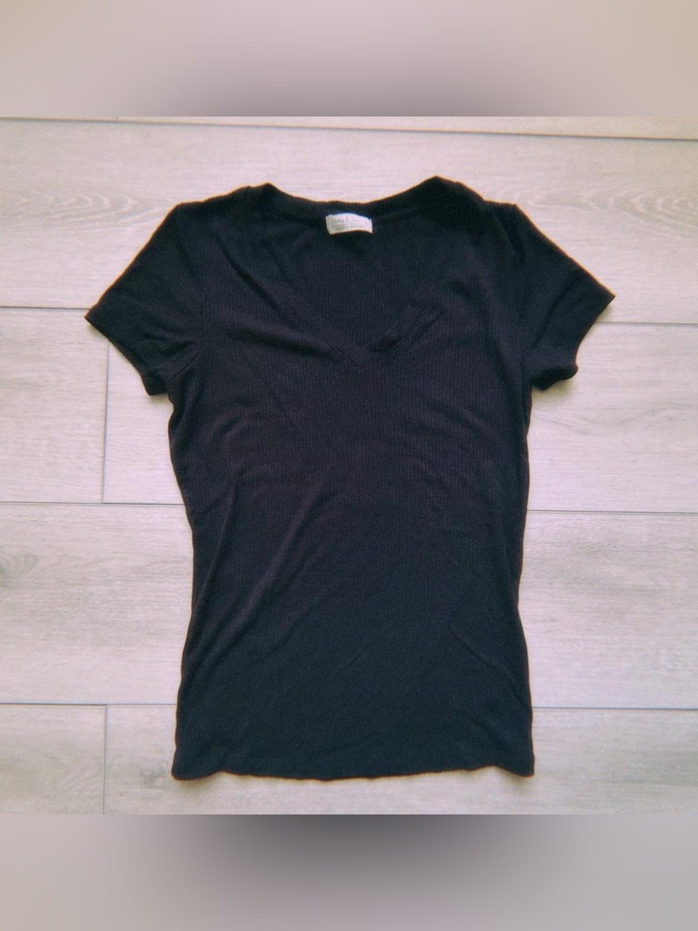 haley & june ribbed v-neck